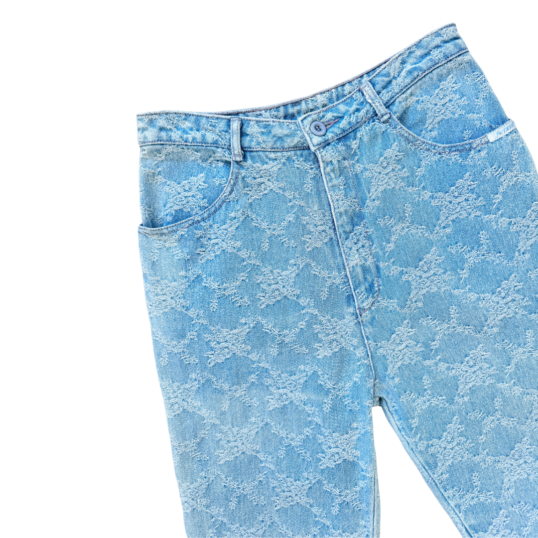 Pentimento Textured Slim Jeans with Zippered Ankles | 28