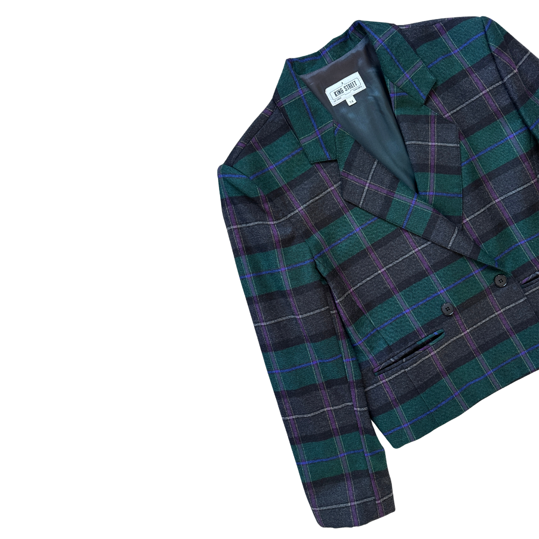 King Street Plaid Blazer | Medium-Large