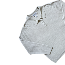 Load image into Gallery viewer, Principle Petite Grey Henley Sweater | Large
