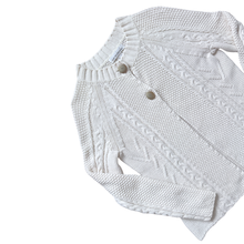 Load image into Gallery viewer, Jones New York Sport White Cable Knit Cardigan | Medium
