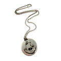 Vintage Aitkens Pewter Sailboat Pendant Necklace