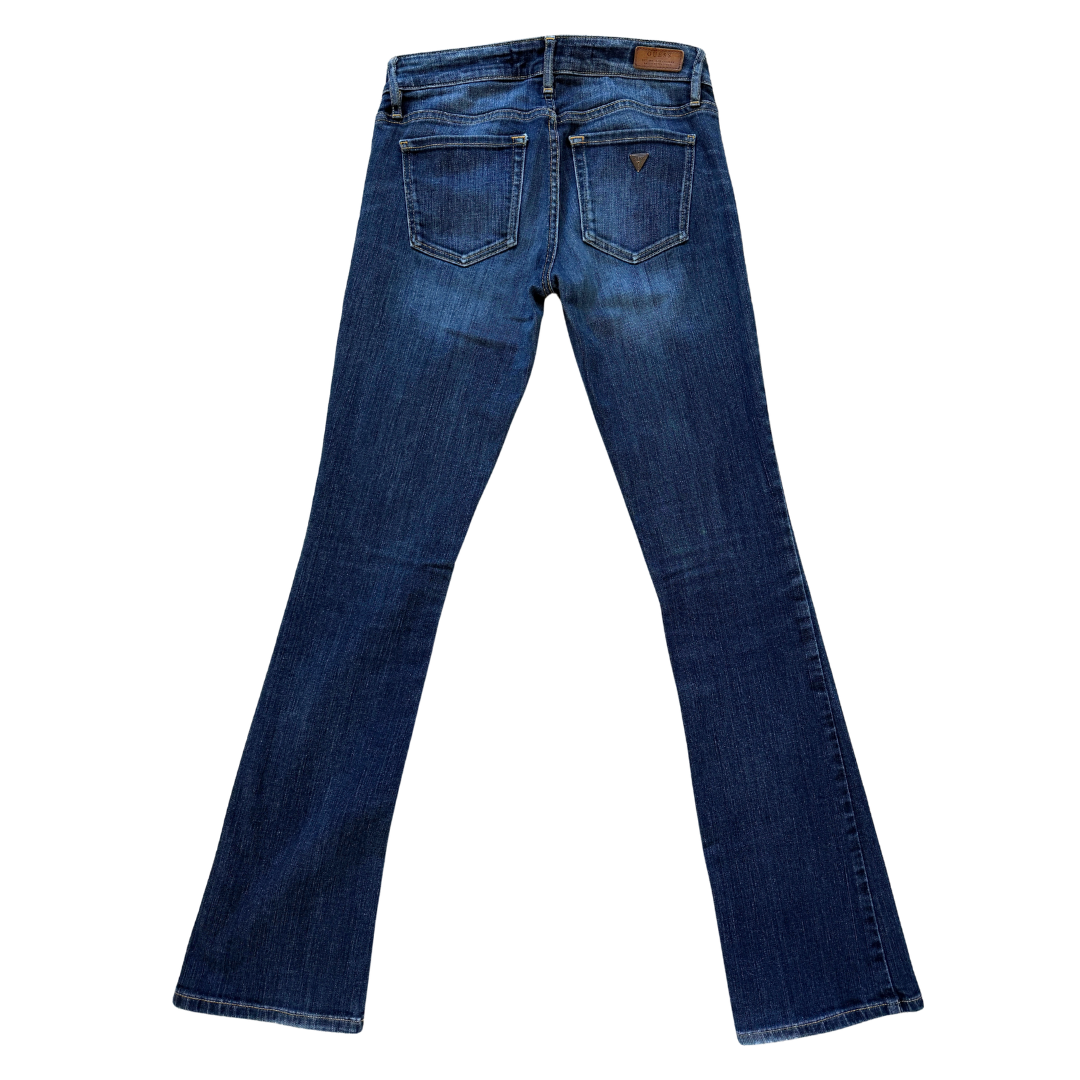 Guess Dark Wash Straight Leg Bootcut Jeans | 27