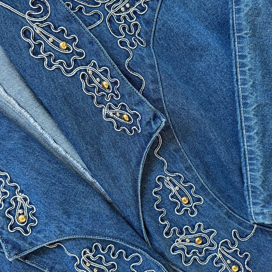 Pado Embellished Denim Jacket | Large