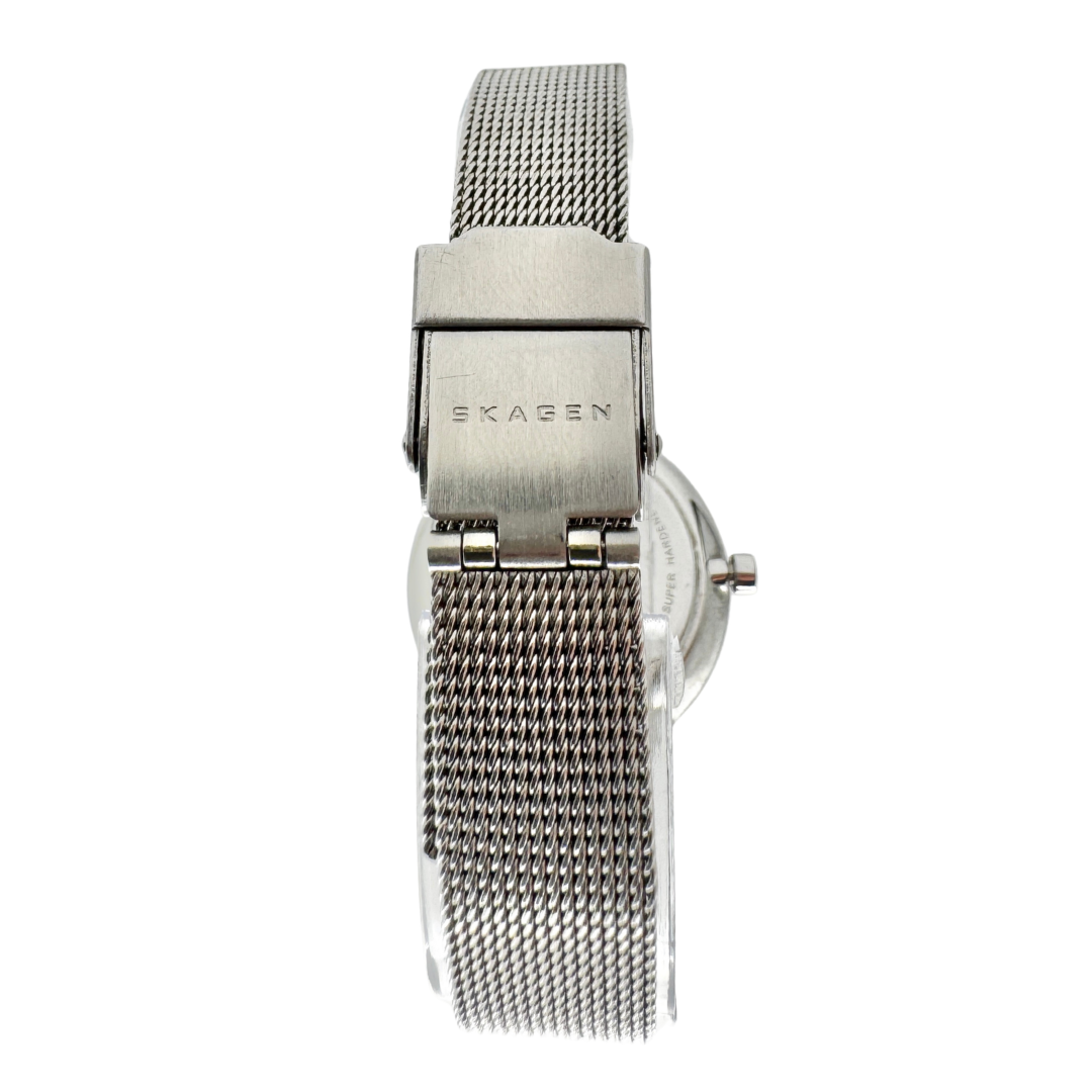Skagen Anita Lille Silver Tone Steel Mesh Watch