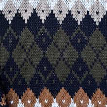 Load image into Gallery viewer, Johnathan Bryan Orange, Black and White Abstract Print Sweater | Medium
