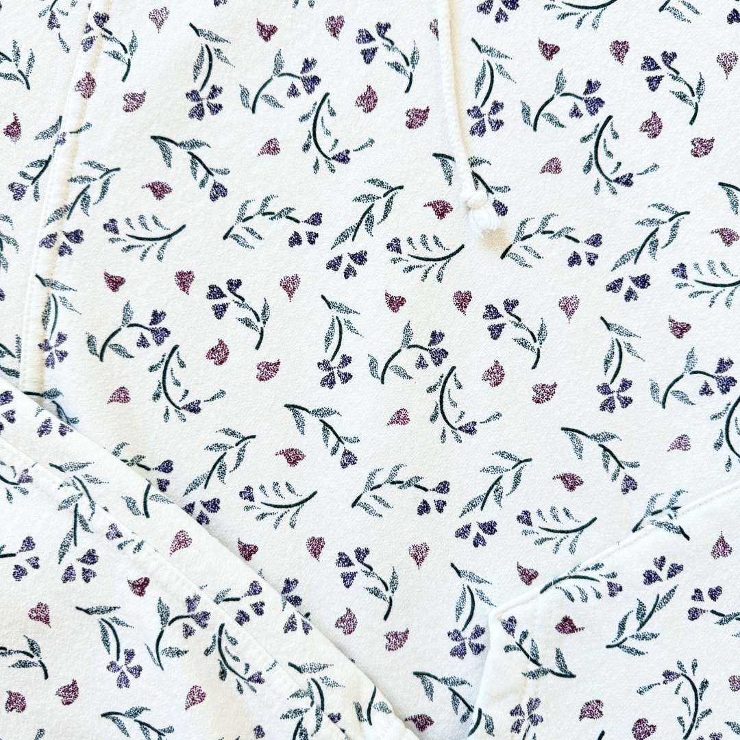 Northern Reflections Floral Hooded Sweatshirt | Large / Extra-Large