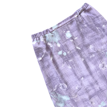 Load image into Gallery viewer, TanJay Purple Floral Maxi Skirt | Large
