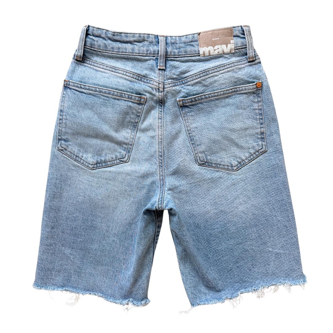 Mavi Selina Light Wash Denim Jorts | 25