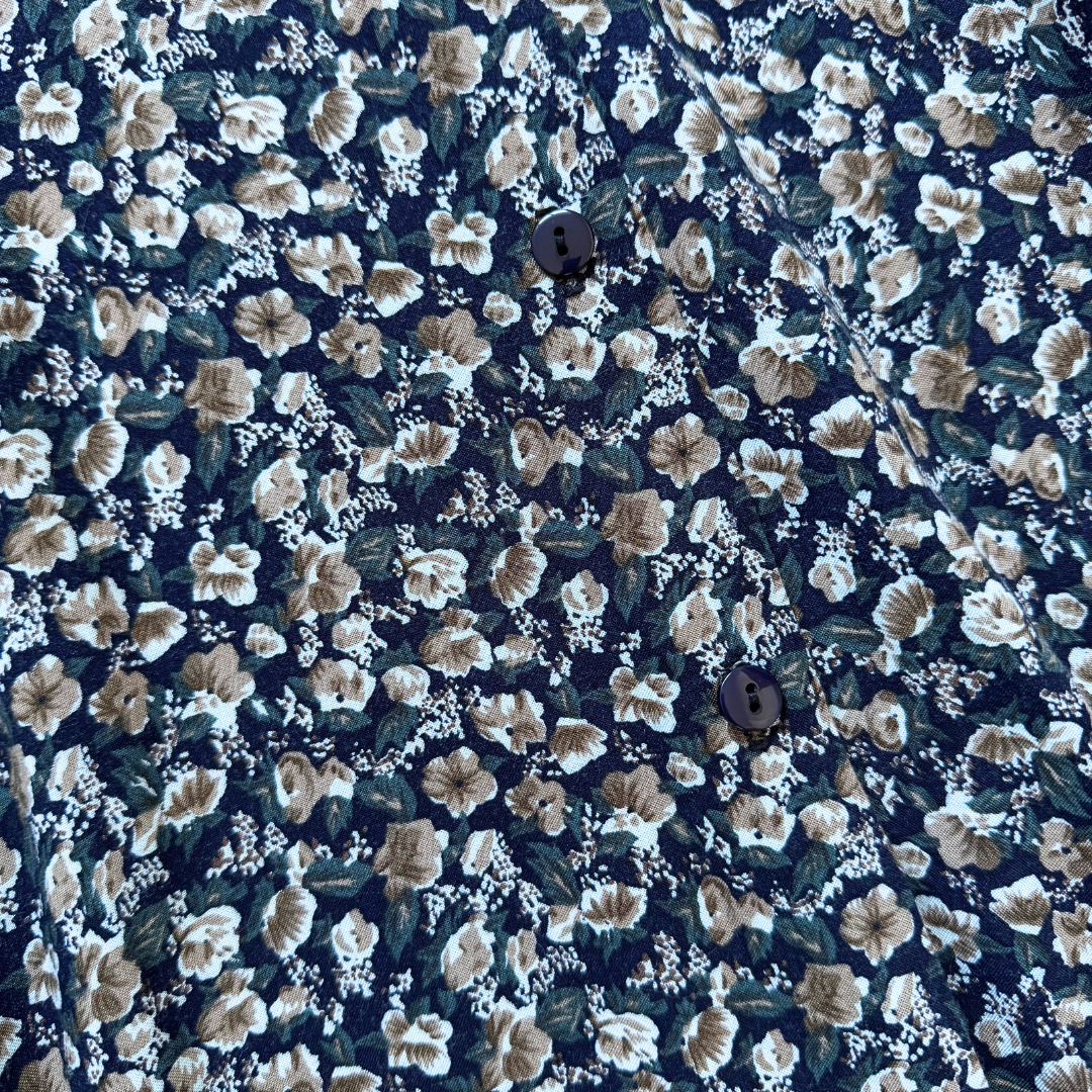 Navy Ditzy Floral Maxi Skirt | Extra-Small / Small