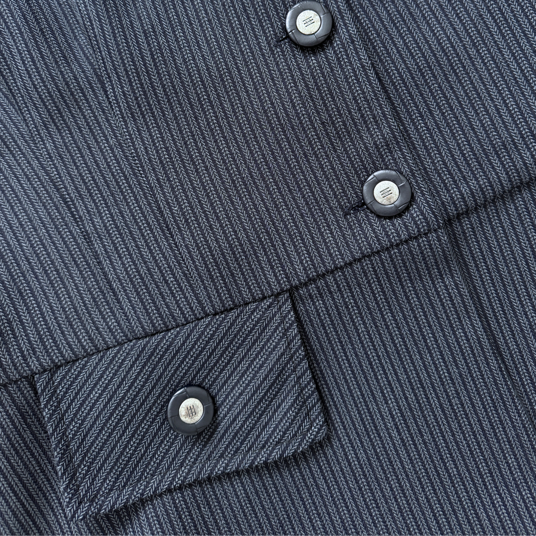 Tobi Navy Striped Blazer | Small / Medium