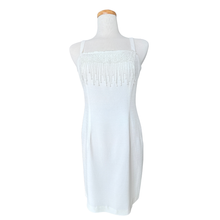 Load image into Gallery viewer, Farouche by Lori Weidner Lace Fringe Trim Dress | Small - Medium
