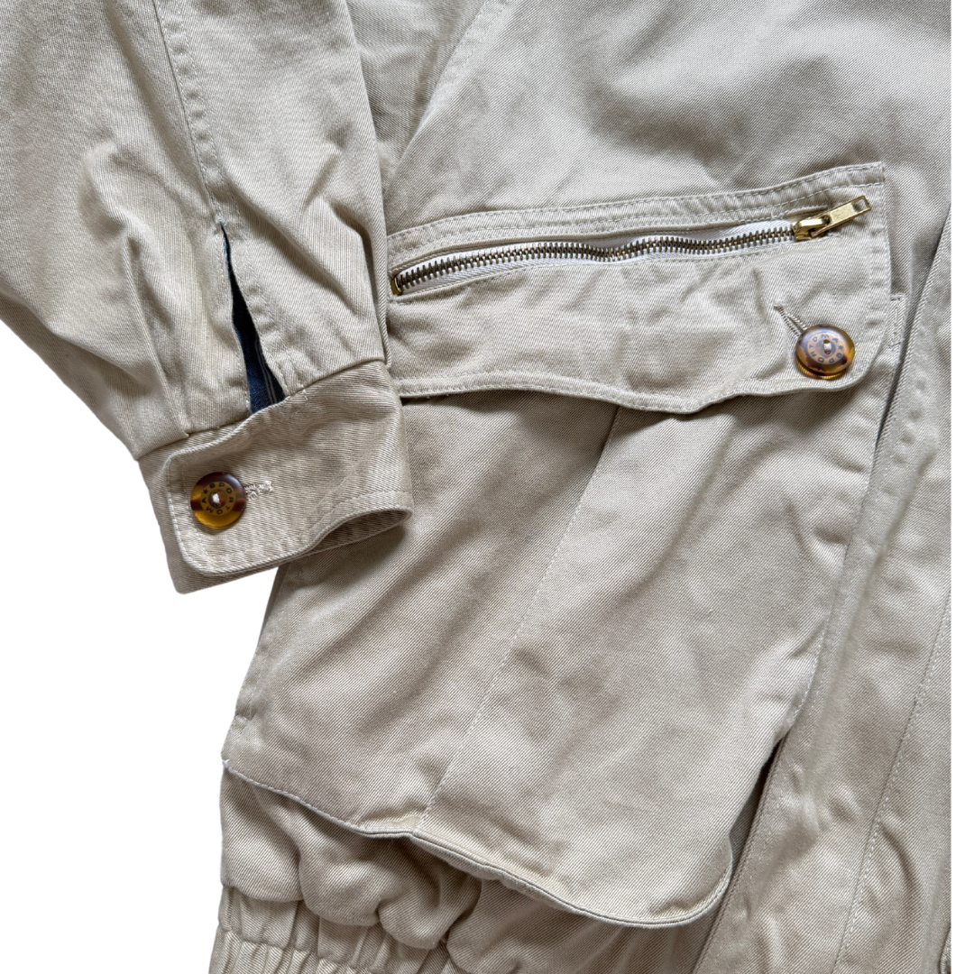 Men's Romeo Sannia Canvas Bomber Jacket | Small