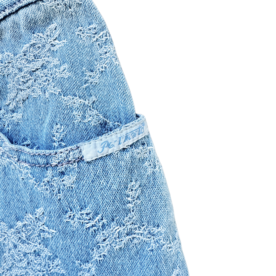 Pentimento Textured Slim Jeans with Zippered Ankles | 28
