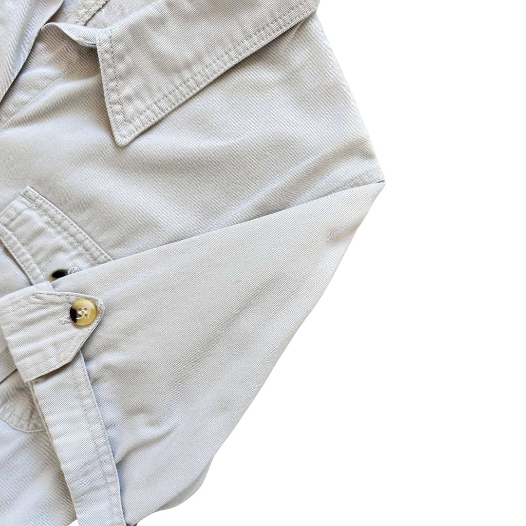 Jessica Sport Light Khaki / Sand Utilitarian Shirt Dress | Medium