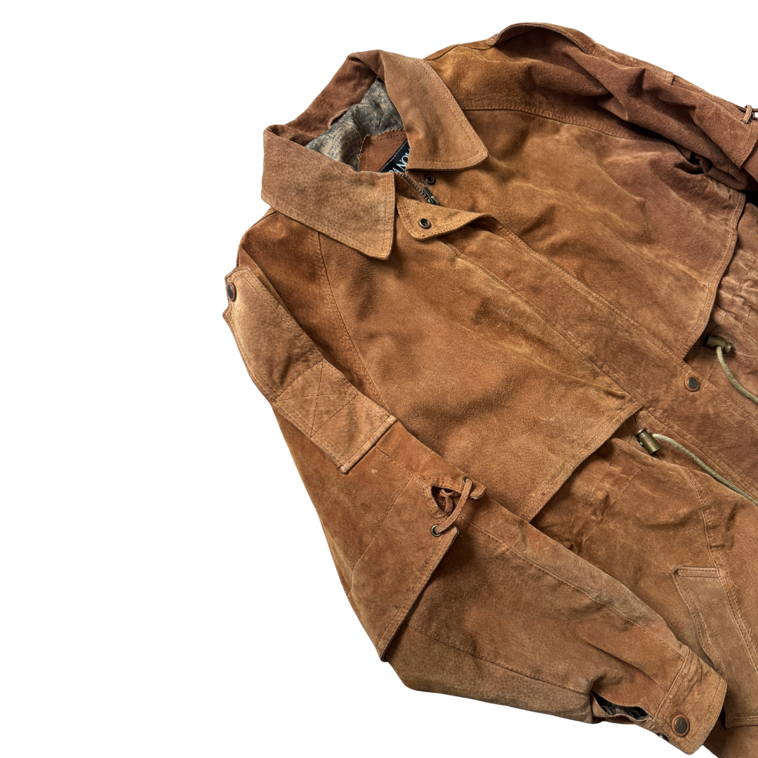 Cosa Nova Rust Suede Coat | Medium