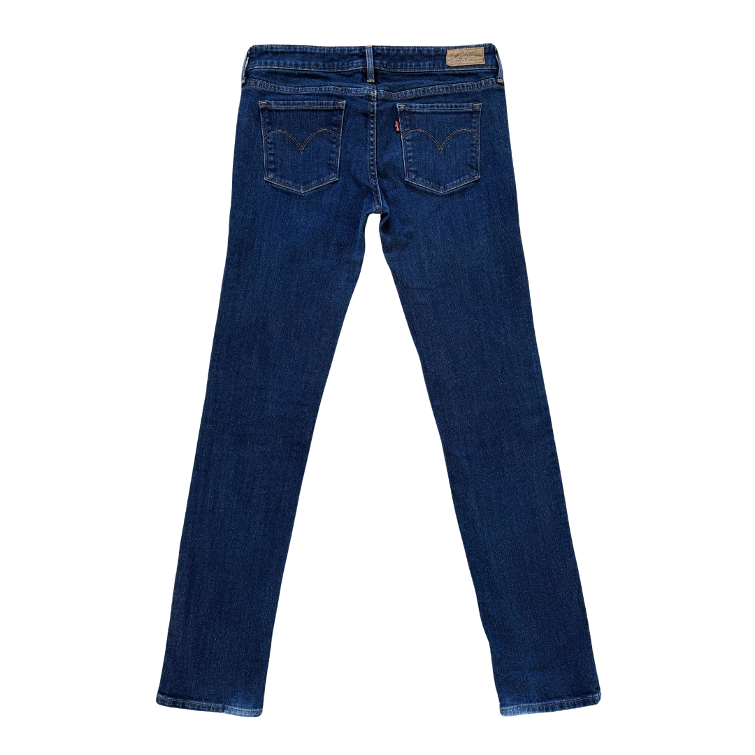 Levi's Slight Curve Straight Leg Dark Wash Jeans | 6/28