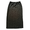 Vintage 90s East West Olive Green Floral Maxi Skirt | Large