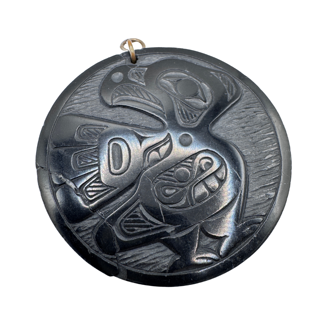 Denny Dixon Haida Eagle Pendant 1993