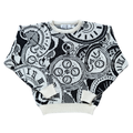 Vintage 1980s-1990s Men's Club International Clock Graphic Sweater | Large