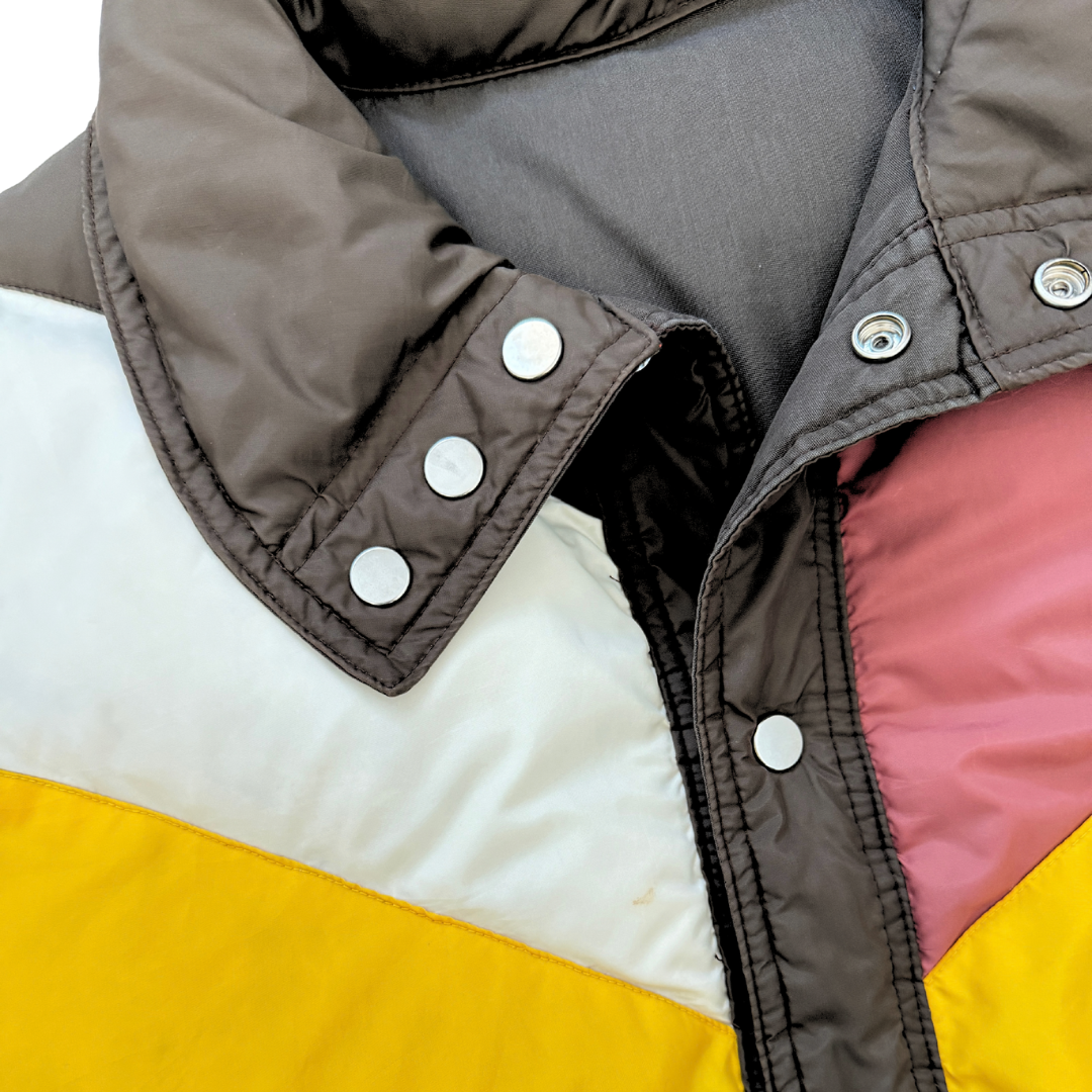 Men's Milano Colour Block Reversible Puffer Vest | Large