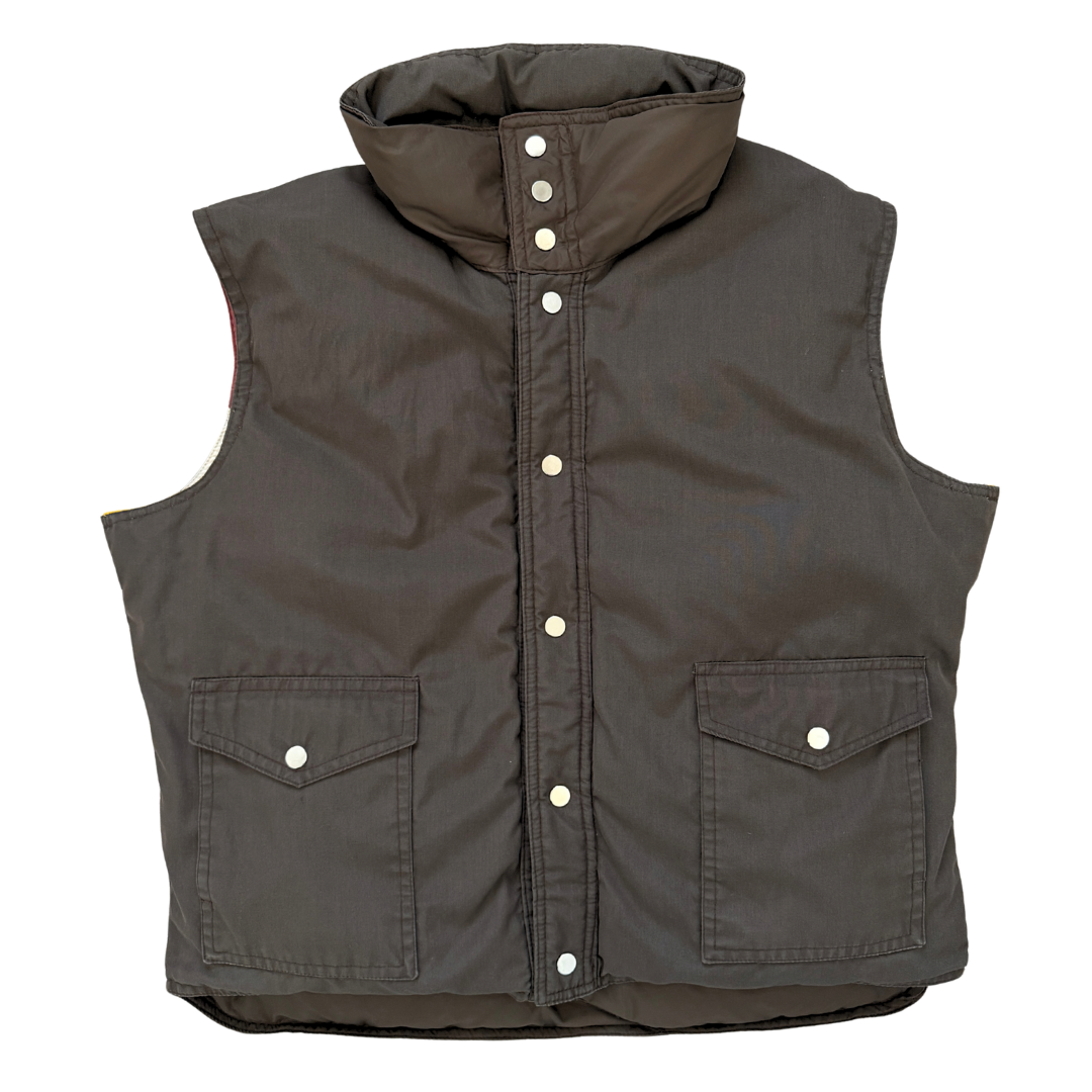 Men's Milano Colour Block Reversible Puffer Vest | Large