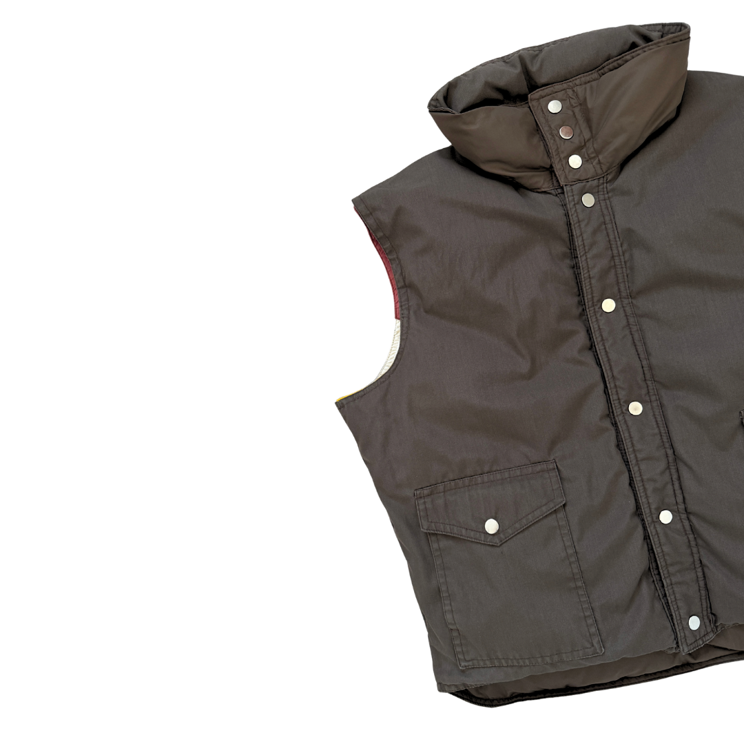 Men's Milano Colour Block Reversible Puffer Vest | Large