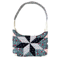 Recycled Floral Star Quilted Shoulder Bag