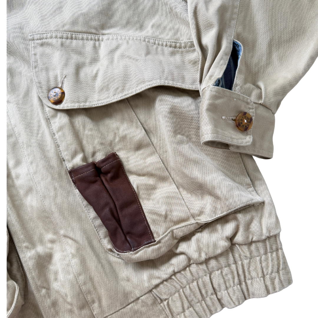 Men's Romeo Sannia Canvas Bomber Jacket | Small
