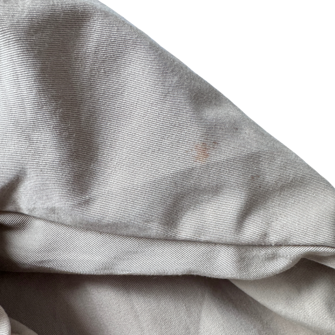 Men's Casual Club Beige Bomber Jacket with Sherpa Collar | Medium-Large