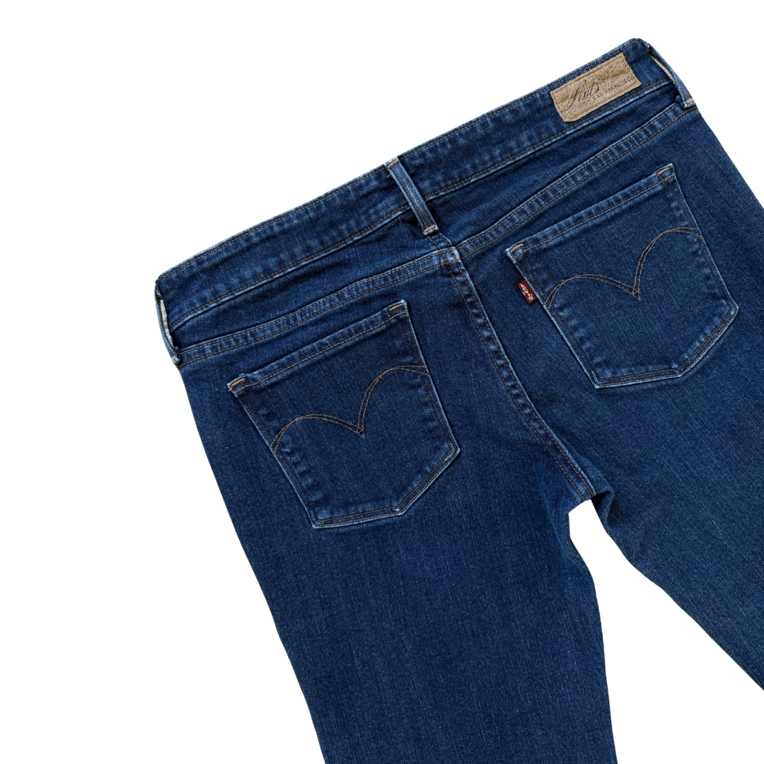 Levi's Slight Curve Straight Leg Dark Wash Jeans | 6/28