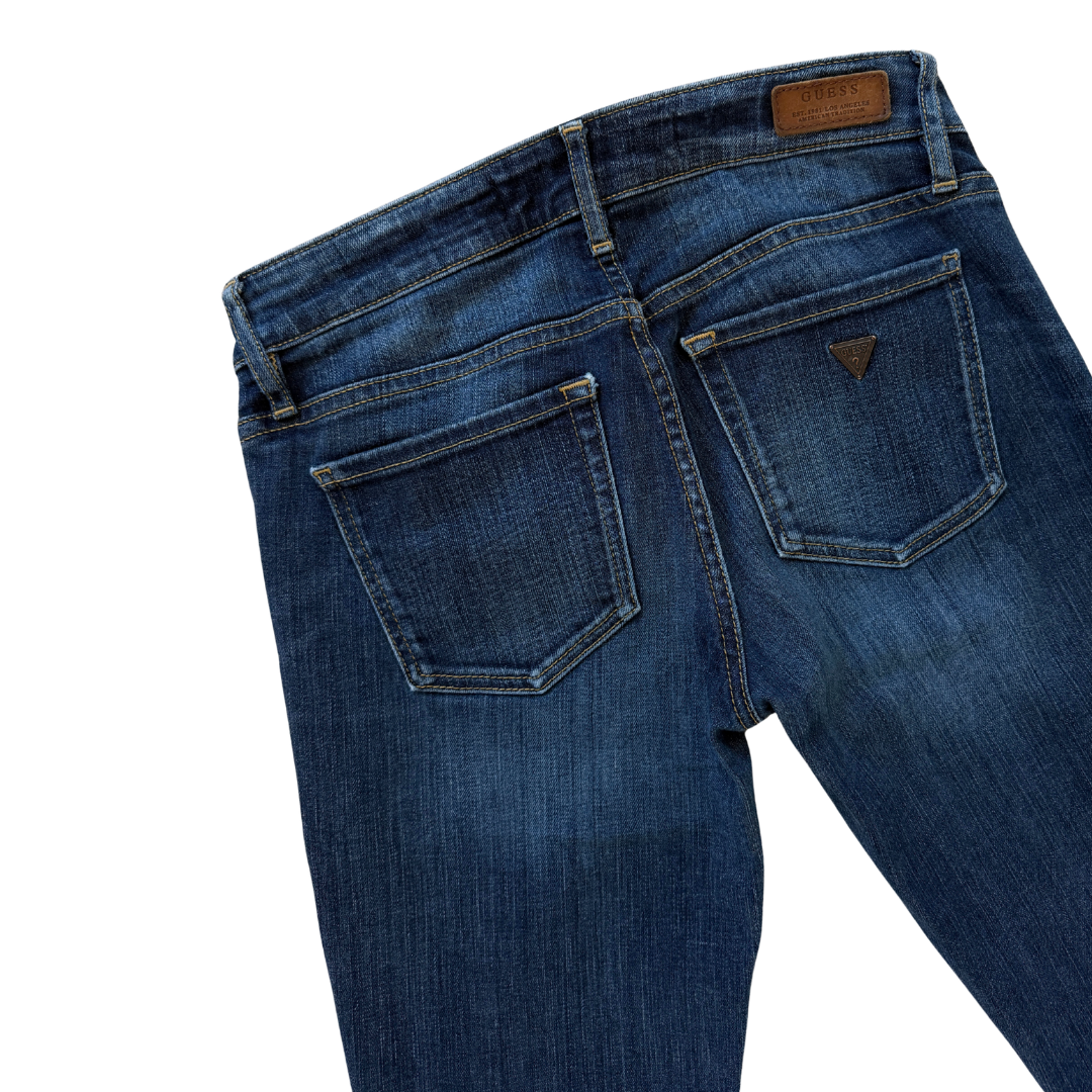 Guess Dark Wash Straight Leg Bootcut Jeans | 27