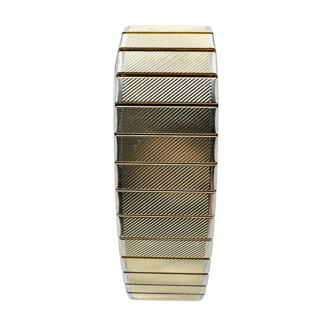 90s Prestige by Waltham Gold Stretch Band Watch