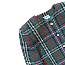Load image into Gallery viewer, D&#39;Allairds Green and Red Plaid Wool Blazer | Medium-Large
