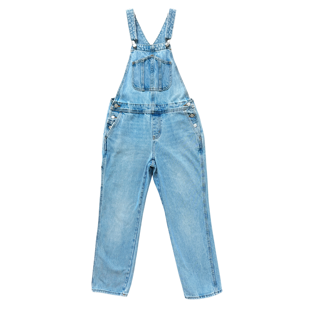 Old Navy Light Wash Denim Overalls | Extra-small / Small