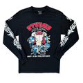 Sturgis Bike Week 2015 Black Long Sleeve Crewneck T-shirt Gildan Dryblend Medium