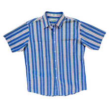 Load image into Gallery viewer, Vintage 1990s Steeple Chase Men&#39;s Striped Shirt | Medium-Large
