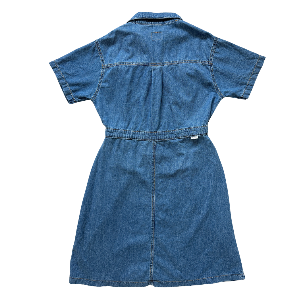 Levi's Short Sleeve Denim Shirt Dress | Large