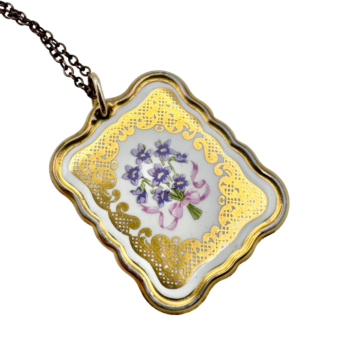 Franklin Porcelain Valentine Necklace