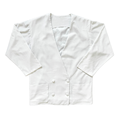 Vintage 80s White Linen Double Breasted Blazer | Medium