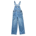 Vintage 90s Calvin Klein Light Wash Denim Cargo Overalls | Small