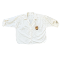 Vintage Rose Cross Stitch Pocket Blouse | Extra-Large