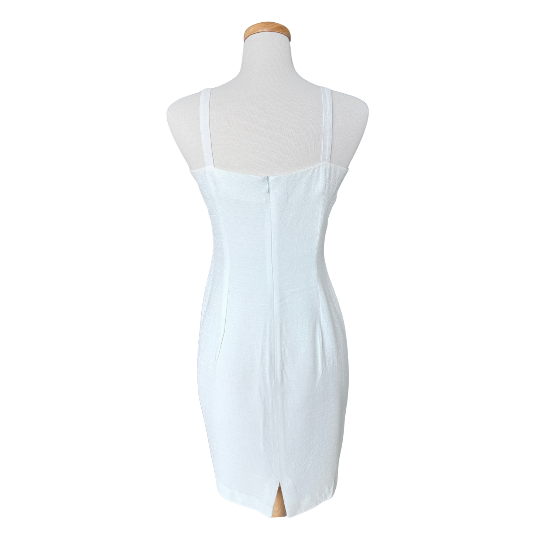 Farouche by Lori Weidner Lace Fringe Trim Dress | Small - Medium