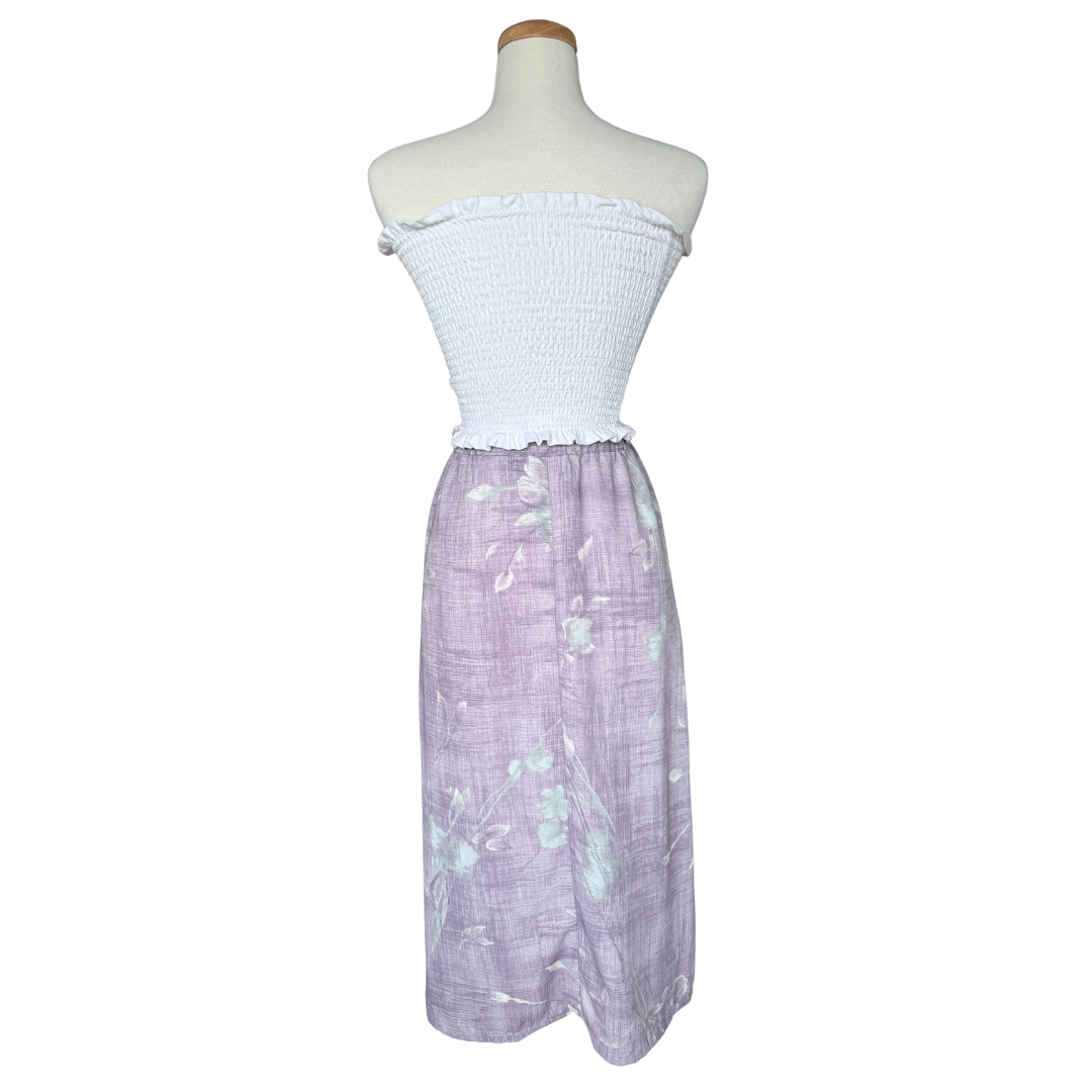 TanJay Purple Floral Maxi Skirt | Large