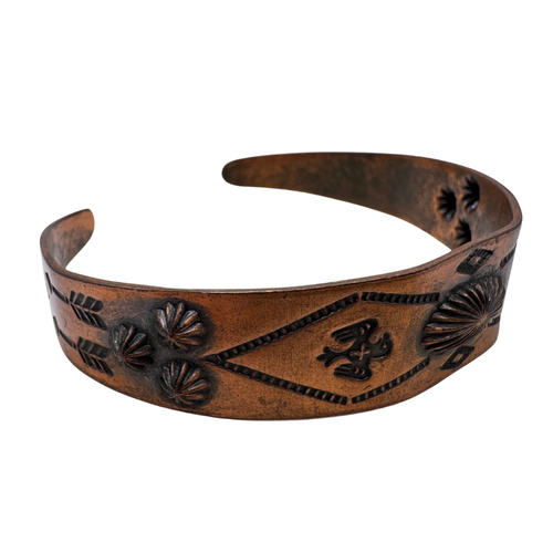 Bell Trading Post Copper Thunderbird Cuff Bracelet
