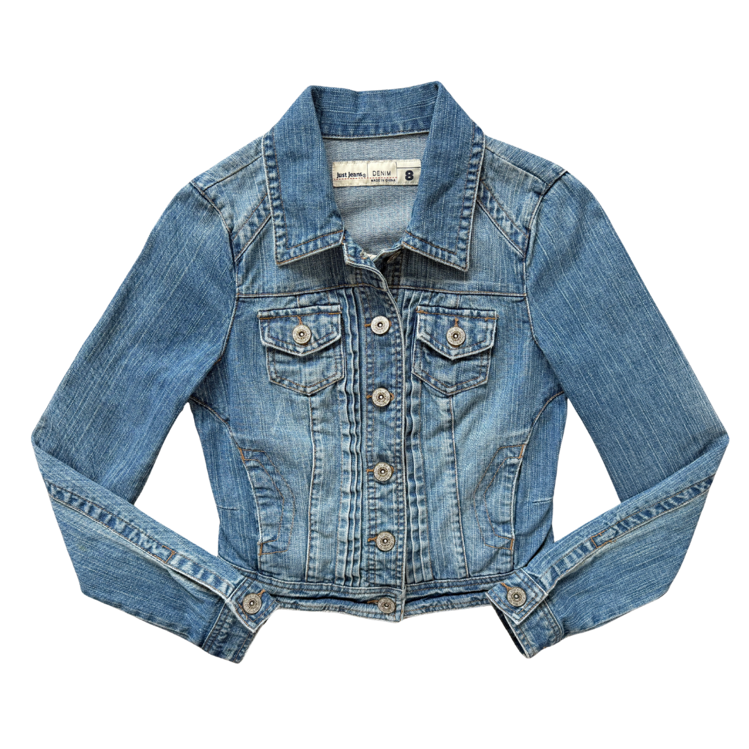 Vintage Y2K Just Jeans Denim Jacket | Extra-Small