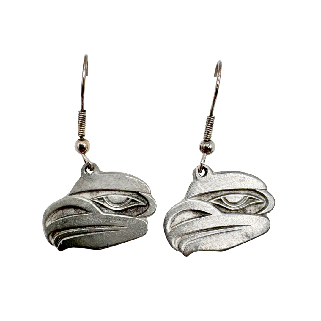 Vintage Silver Thunderbird Dangle Earrings