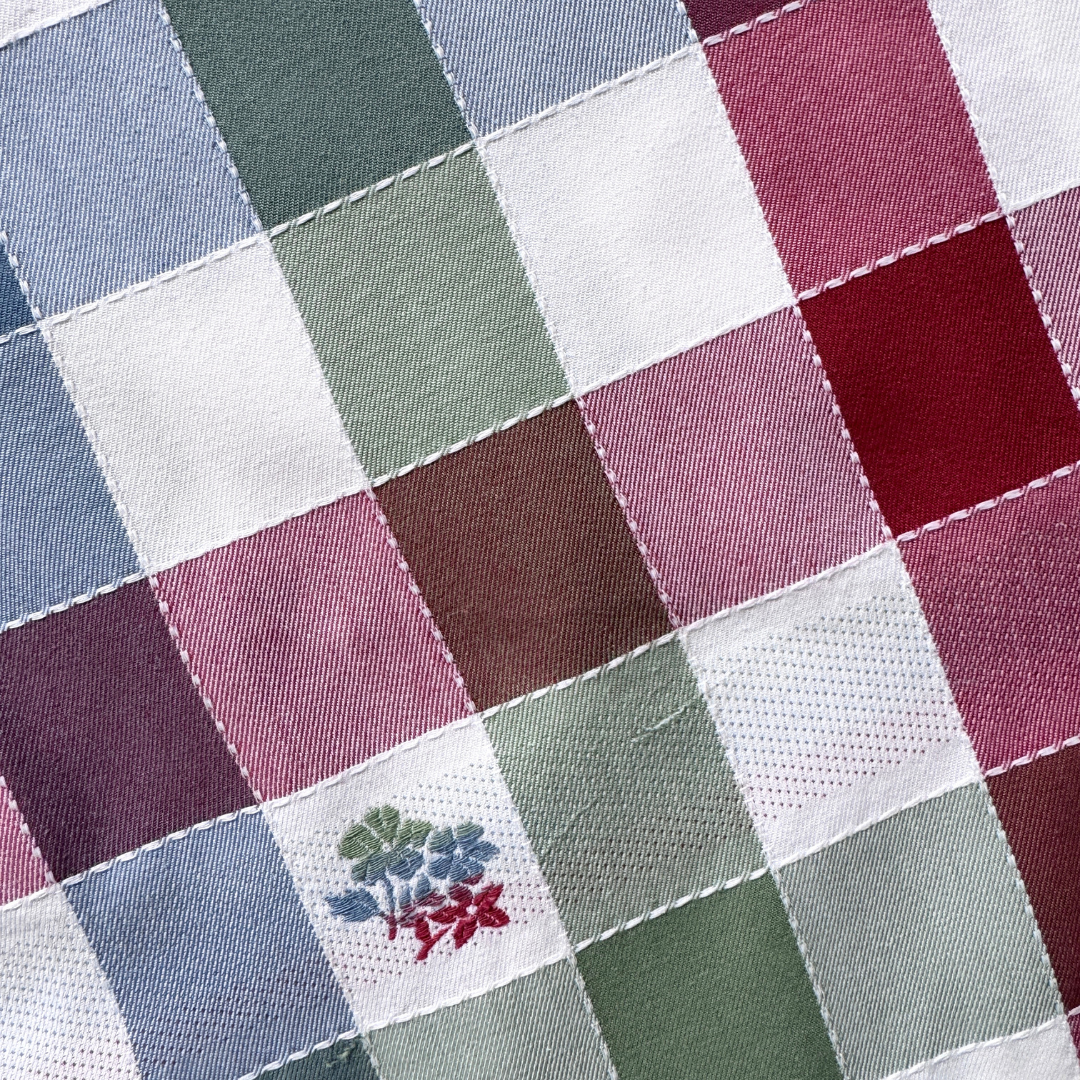 Alfred Dunner Checkered and Floral Blouse | 2x-3x