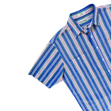 Load image into Gallery viewer, Steeple Chase Men&#39;s Striped Shirt | Medium-Large
