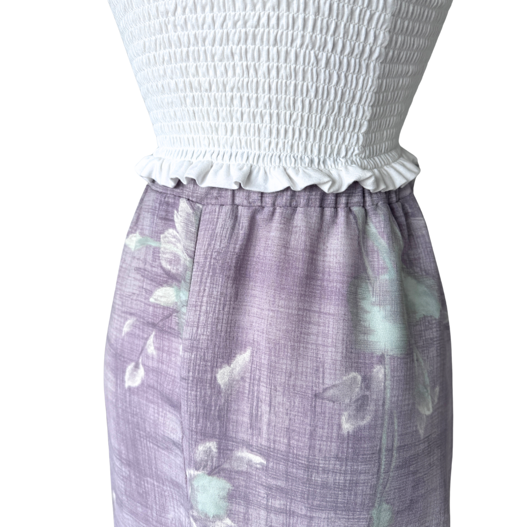 TanJay Purple Floral Maxi Skirt | Large