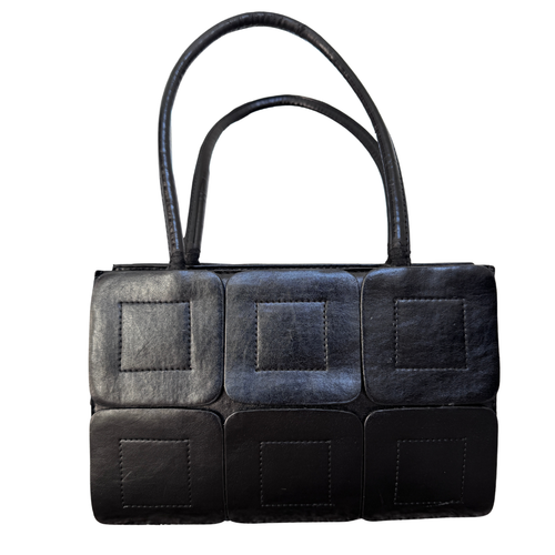 Vintage 1990s-2000s Espe Black Faux Leather Purse
